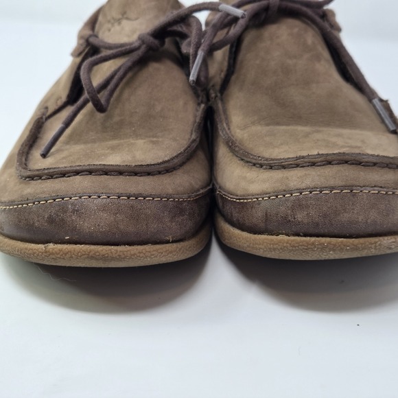 Chaco Pineland Moc SZ 9 Brown Nubuck Loafer Deck Shoes Women's - Picture 9 of 9